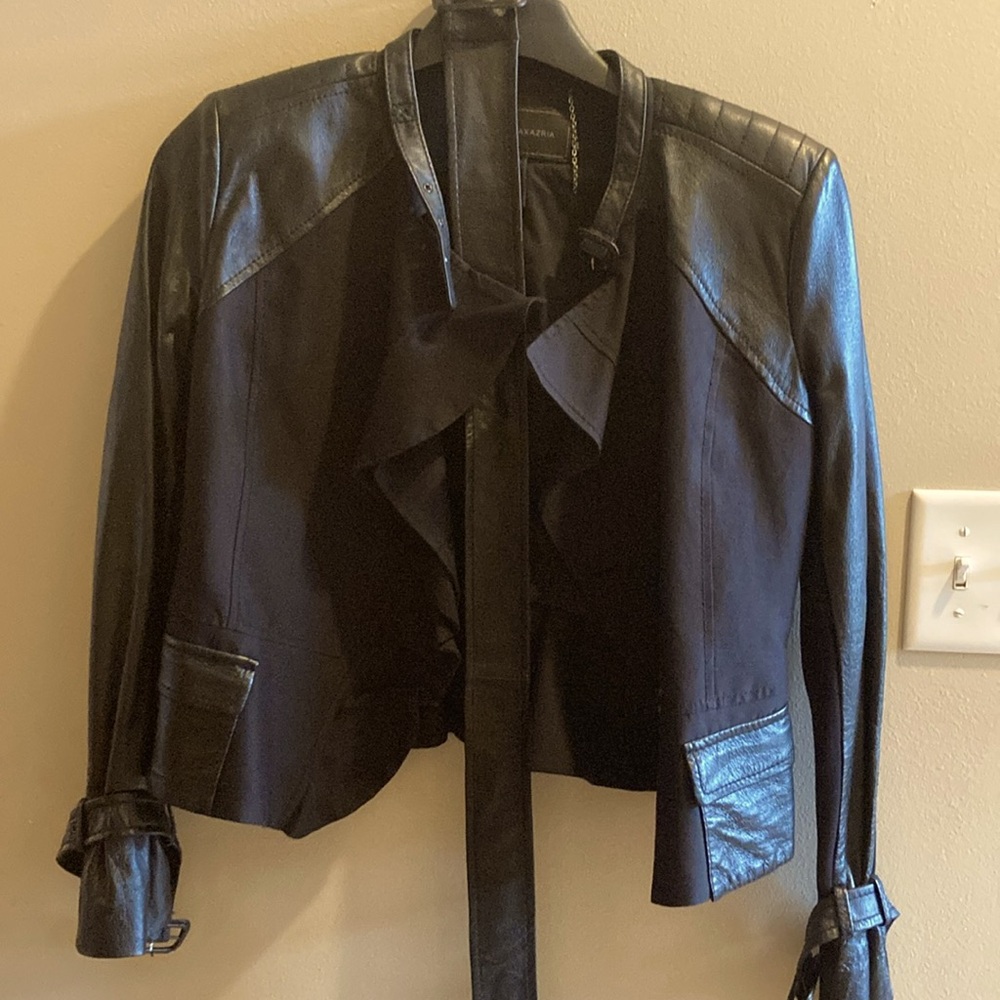 BCBGMAXAZRIA Leather Jacket